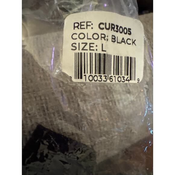 Brand New Curveez Women's Size Large Black Second Skin Hip Hugger Bodysuit - Picture 5 of 7